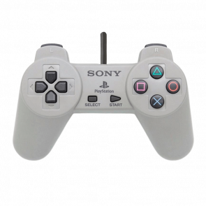 Геймпад Дротовий Sony PlayStation 1 SCPH-1080 Grey 2m Б/У - Retromagaz