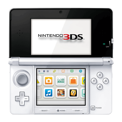 Консоль Nintendo 3DS Модифицированная 32GB Ice White + 10 Встроенных Игр Б/У Отличный - Retromagaz