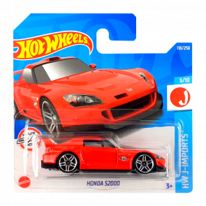 Машинка Базовая Hot Wheels Honda S2000 J-Imports 1:64 HCX25 Red