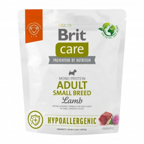 Сухий Корм для Собак з Харчовою Алергією Brit Care Adult Small Breed Ягня 1kg