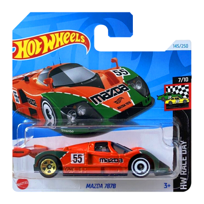 Машинка Базовая Hot Wheels Mazda 787B Race Day 1:64 HTC79 Orange - Retromagaz