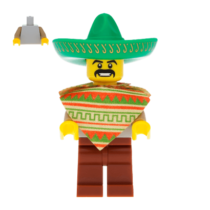 Фігурка Lego Series 2 Mariachi Maraca Man Collectible Minifigures col017 Б/У - Retromagaz