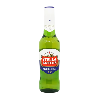 Пиво Безалкогольне Stella Artois Світле Фільтроване 0% Скло 330ml - Retromagaz