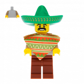 Фігурка Lego Series 2 Mariachi Maraca Man Collectible Minifigures col017 Б/У