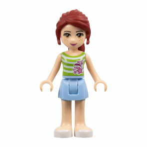 Фигурка Lego Girl Mia Bright Light Blue Skirt Friends frnd045 Б/У - Retromagaz