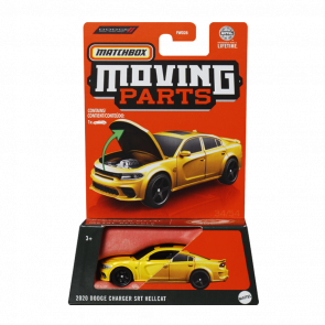 Тематична Машинка Matchbox Dodge Charger SRT Hellcat Moving Parts 1:64 FWD28/HVN15 Yellow - Retromagaz