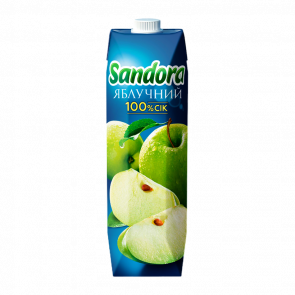 Сок Sandora Яблочный 950ml - Retromagaz