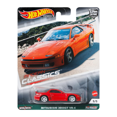 Машинка Premium Hot Wheels Mitsubishi 3000GT VR-4 Modern Classics 1:64 GRJ90 Red - Retromagaz