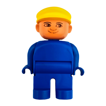 Фигурка Lego Boy Blue Legs Blue Top Duplo 4555pb164 Б/У - Retromagaz