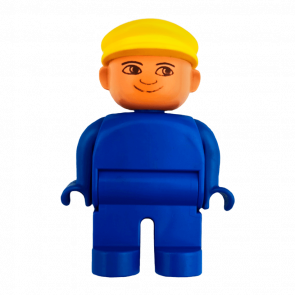 Фигурка Lego Boy Blue Legs Blue Top Duplo 4555pb164 Б/У