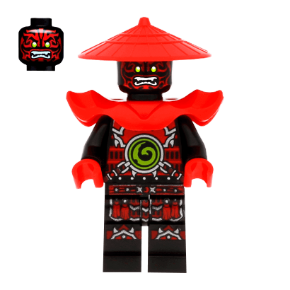 Фігурка Lego Stone Army Swordsman Red Face Ninjago njo222 Б/У - Retromagaz