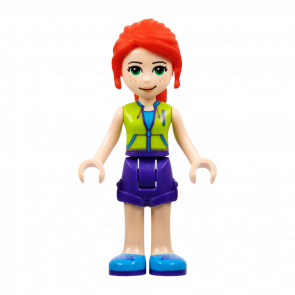 Фігурка Lego Girl Mia Dark Purple Shorts Friends frnd349 Б/У