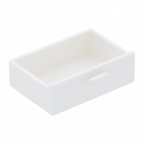 Ємність Lego Cupboard Drawer 2 x 3 4536 453601 4109736 4520636 White 4шт Б/У