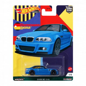 Машинка Premium Hot Wheels BMW M3 E46 Deutschland Design 1:64 GRJ72 Blue - Retromagaz