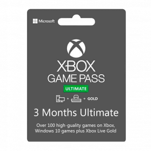 Підписка Microsoft Xbox Series Game Pass Ultimate 3 Місяці Новий