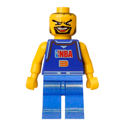 Фигурка Lego People NBA Player Number 3 City nba027a Б/У - Retromagaz