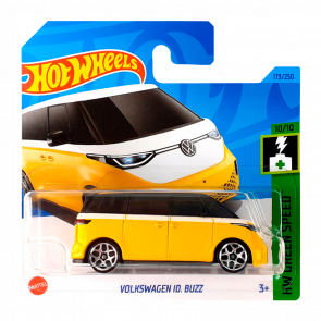 Машинка Базова Hot Wheels Volkswagen ID. Buzz Green Speed 1:64 HKG51 Yellow - Retromagaz