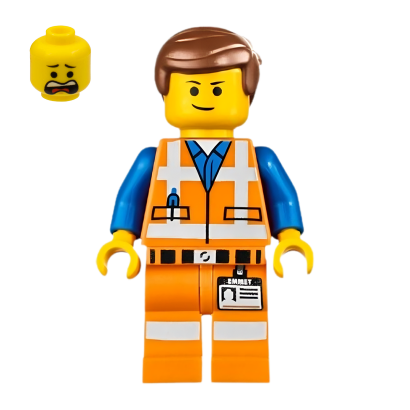 Фигурка Lego The Lego Movie Emmet Lopsided Closed Mouth Smile Cartoons tlm087 Б/У - Retromagaz