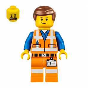 Фигурка Lego The Lego Movie Emmet Lopsided Closed Mouth Smile Cartoons tlm087 Б/У