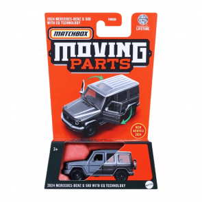 Тематична Машинка Matchbox 2024 Mercedes-Benz G 580 With EQ Technology Moving Parts 1:64 FWD28/HVM77 Grey