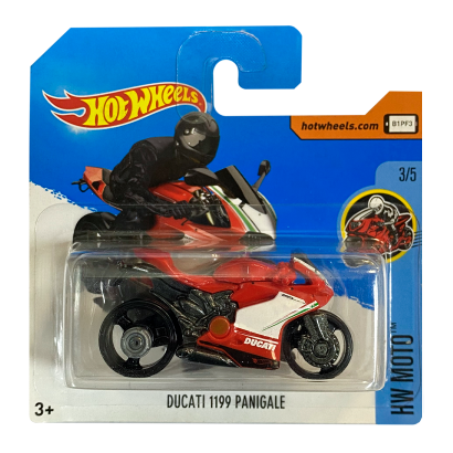 Машинка Базова Hot Wheels Ducati 1199 Panigale Moto 1:64 DTY24 Red - Retromagaz