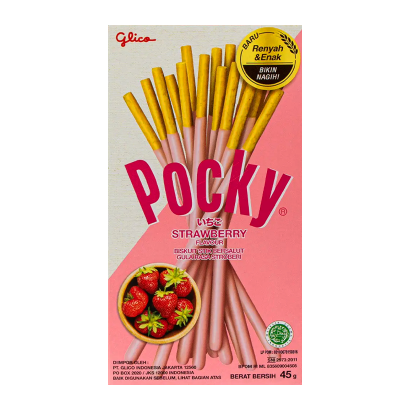 Палочки Pocky Strawberry 45g - Retromagaz