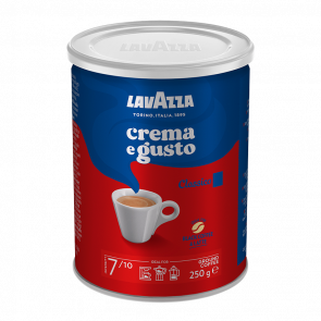 Кофе Молотый Lavazza Crema e Gusto Classico Оригинал Ж/б 250g - Retromagaz