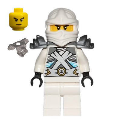 Фигурка Lego Ninja Zane Titanium Ninja White Ninjago njo185 Б/У - Retromagaz