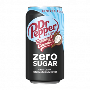 Напій Dr Pepper Creamy Coconaut Limited Edition Zero Sugar 355ml