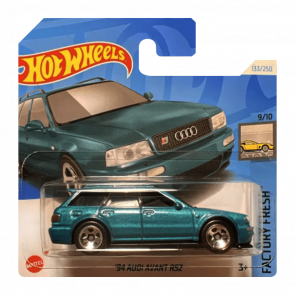 Машинка Базовая Hot Wheels '94 Audi Avant RS2 Factory Fresh 1:64 HTD49 Teal - Retromagaz