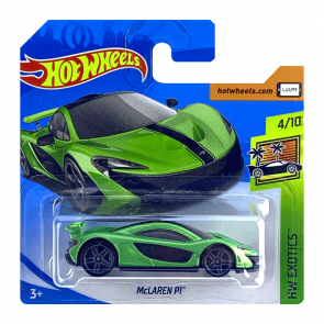 Машинка Базова Hot Wheels McLaren P1 Exotics 1:64 FJY08 Green - Retromagaz