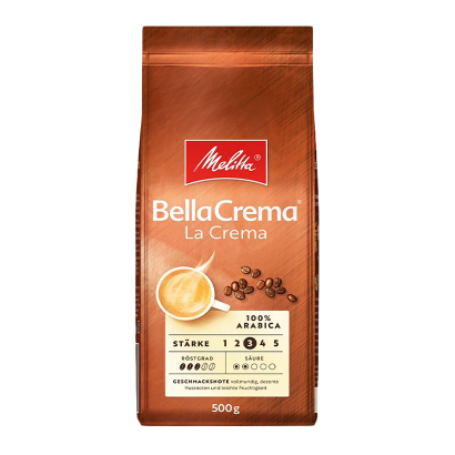 Кофе в Зернах Melitta BellaCrema LaCrema 500g - Retromagaz