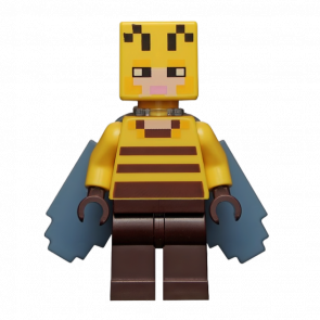 Фігурка Lego Minecraft Beekeeper Dark Brown Legs Games min091 Б/У