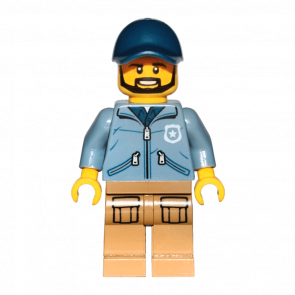 Фігурка Lego Police 973pb2915 Mountain Officer Male Beard City cty0887 1 Б/У - Retromagaz