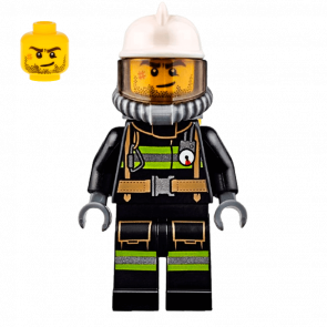 Фігурка Lego Fire 973pb1302 Reflective Stripes with Utility Belt City cty0628 Б/У - Retromagaz