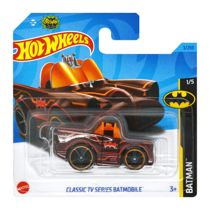 Машинка Базовая Hot Wheels Classic TV Series Batmobile Super Treasure Hunt STH Batman 1:64 HKL16 Red - Retromagaz