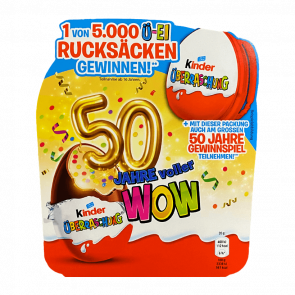 Шоколадне Яйце Kinder 4шт 50 Років 80g