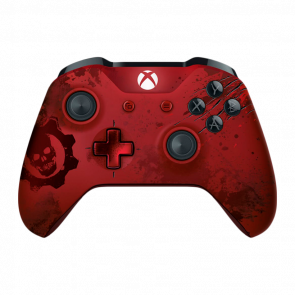 Геймпад Бездротовий Microsoft Xbox One Gears of War 4 Crimson Omen Limited Edition Version 2 Red Б/У - Retromagaz