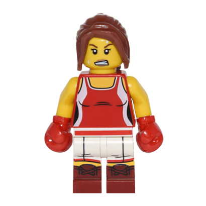 Фигурка Lego Series 16 Kickboxer Girl Collectible Minifigures col251 1 Б/У - Retromagaz