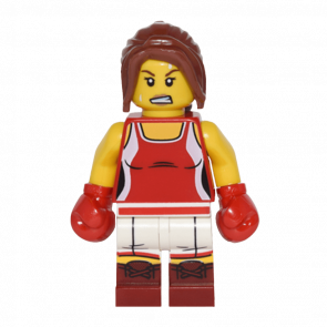 Фігурка Lego Series 16 Kickboxer Girl Collectible Minifigures col251 1 Б/У