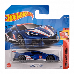 Машинка Базовая Hot Wheels Corvette C8.R Then and Now 1:64 HCT73 Blue