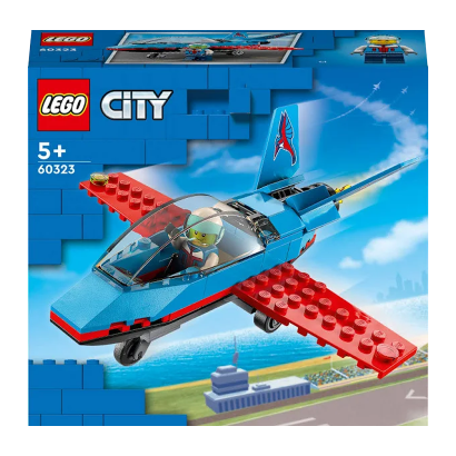 Конструктор Lego Трюковый самолёт City 60323 Новый - Retromagaz