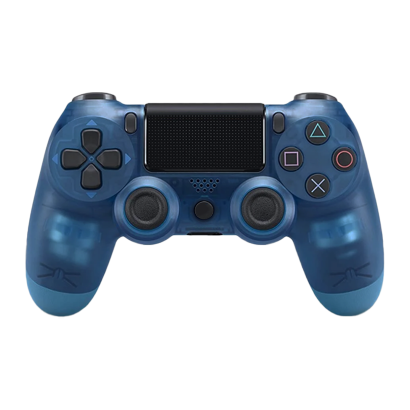 Геймпад Бездротовий RMC PlayStation 4 DoubleShock 4 Trans-Blue Новий - Retromagaz