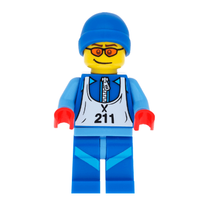 Фигурка Lego Series 2 Skier Collectible Minifigures col028 Б/У - Retromagaz