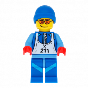 Фигурка Lego Series 2 Skier Collectible Minifigures col028 Б/У