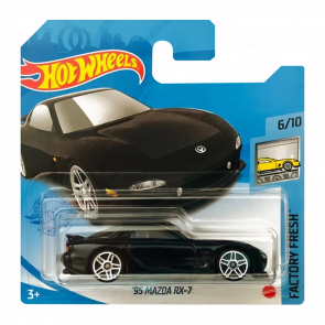 Машинка Базовая Hot Wheels '95 Mazda RX-7 Factory Fresh 1:64 GRY28 Black