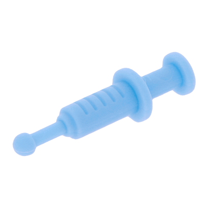 Другое Lego Syringe 87989 6003298 Bright Light Blue 4шт Б/У - Retromagaz