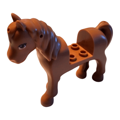 Фігурка Lego Земля Horse Cutout with Medium Nougat Eyes Animals 93083c01pb16 1 6252981 Medium Nougat Б/У - Retromagaz