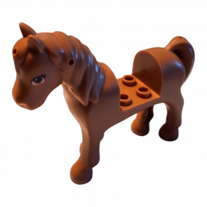 Фигурка Lego Земля Horse Cutout with Medium Nougat Eyes Animals 93083c01pb16 1 6252981 Medium Nougat Б/У - Retromagaz