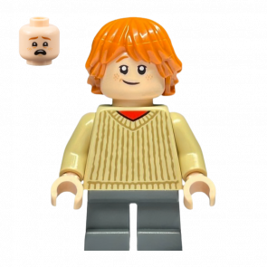 Фігурка Lego Harry Potter Ron Weasley Tan Sweater Films hp482 Б/У - Retromagaz